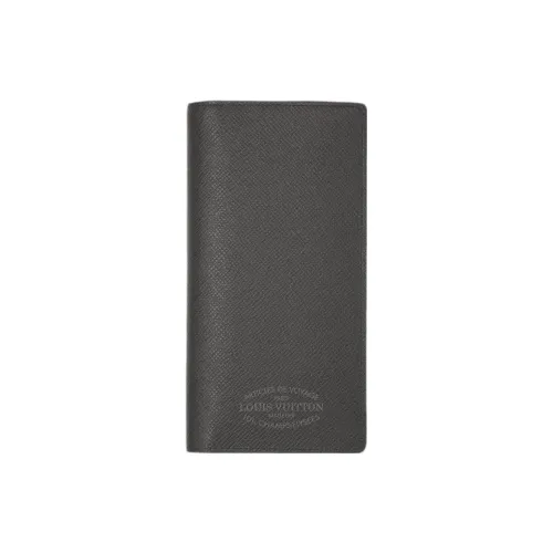 LOUIS VUITTON TAïGA Кошелек из коровьей кожи Мужской Черный