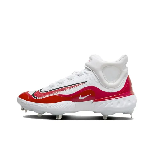 Nike Alpha Huarache NXT Slip-Resistant Abrasion-Resistant MID Топ Тренировочные Кроссовки Мужские Красный Белый