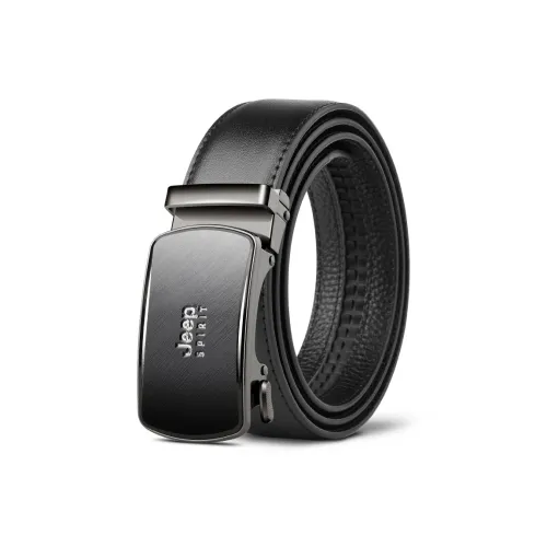 JEEP SPIRIT Повседневный Модный Роскошный Ремень Автоматическая Застежка Ремни из Коровьей Кожи Мужской Ширина 3,4CM
