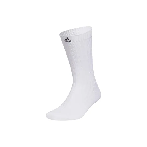Adidas Белый/Черный Унисекс MID Носки до икры