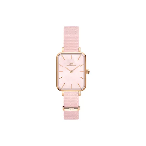 Daniel Wellington Кварцевые часы 20mm*26mm Розовый циферблат Женские часы
