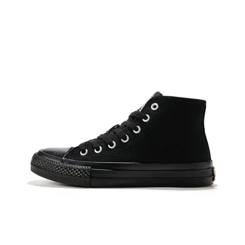 Feiyue High Top Sneakers Unisex Black Фэйюэ Высокие Кеды Унисекс Черные