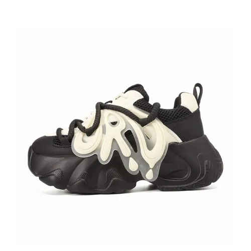 ORD Low-Top Cushioned Sneakers Black Women's