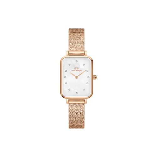 Daniel Wellington Women's Watch Кварцевый механизм Ремешок из нержавеющей стали Белый циферблат