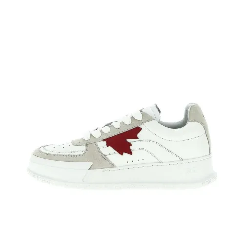 DSQUARED 2 Canadian Low Скейтборд Кроссовки Мужские Белые