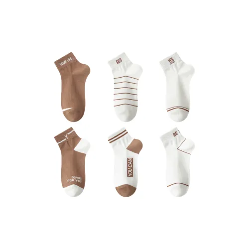 YUZHAOLIN 6 пар Смешанные цветовые мужские носки