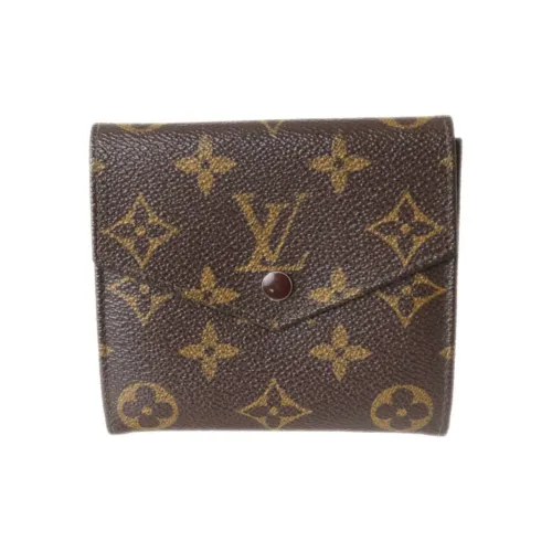 LOUIS VUITTON Холст Кошелек Стандартный Унисекс Коричневый
