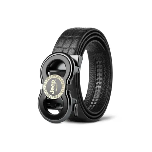 JEEP SPIRIT Деловой повседневный стиль Роскошь Улучшенная лента автоматическая застежка ремни из коровьей кожи мужской ширина 3,5 см