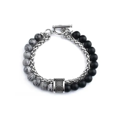 DAN DREAM Искусственный камень Gem Камень с картой Камень Тигровый глаз Браслеты Унисекс