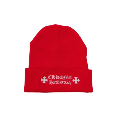 Chrome Hearts Шапки-бини Унисекс Красный