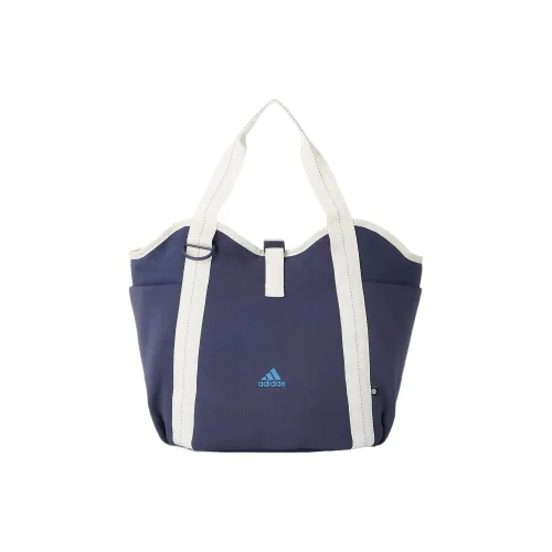 Adidas Хлопок Спортивная Сумка Стандартная Женская Темная Тень Морской Синий