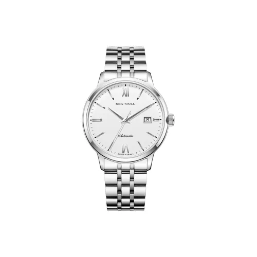 Sea Gull Автоматический механический механизм Мужской National Watch 40мм*40мм*40мм Белый