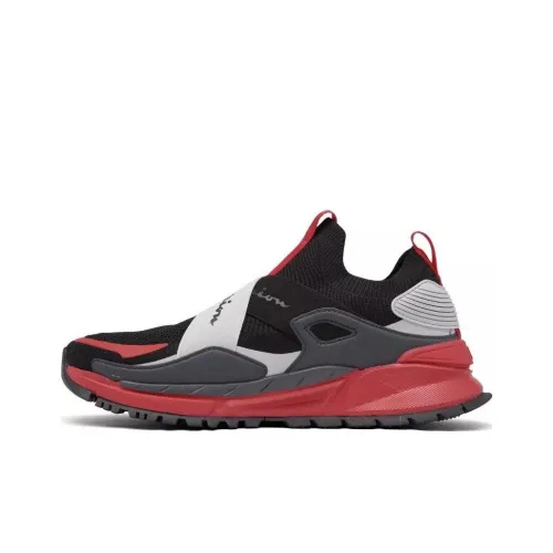 Champion Беговые кроссовки Low Top Черный Красный Мужской