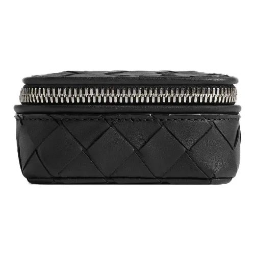 Bottega Veneta Браслет из коровьей кожи коробка сумка для хранения мужской черный