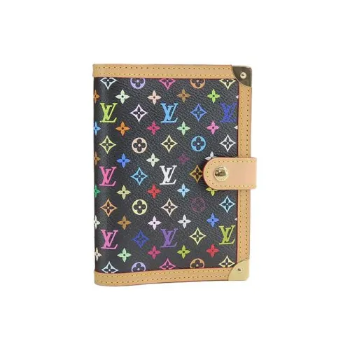 LOUIS VUITTON Agenda ПВХ Защитный чехол для ноутбука Сумка Аксессуар Женский Черный