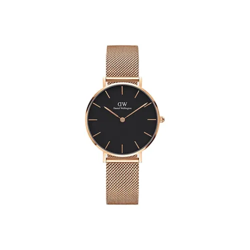 Daniel Wellington Petite Collection Daniel Wellington Watch Наручные часы Кварцевый механизм Черный циферблат Женские часы