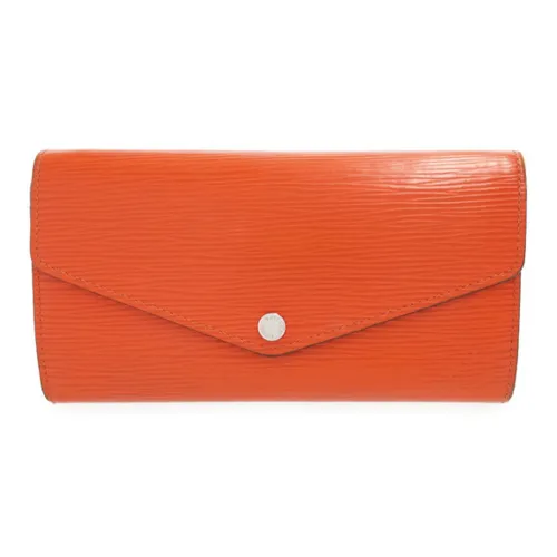 LOUIS VUITTON Кошелек из кожи EPI женский оранжевый