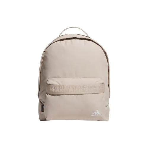 Adidas Переработанный полиэстер материал рюкзак стандартный унисекс бежевый