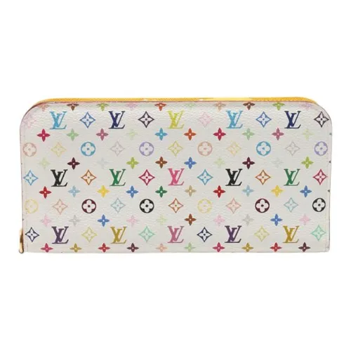 LOUIS VUITTON Поливинилхлорид с кожаными вставками Кошелек Унисекс Многоцветный