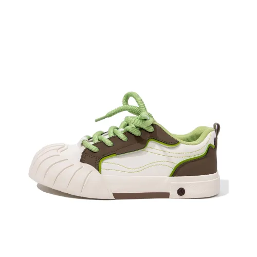 Feiyue Скейтборд Кроссовки Низкие Бежевые/Коричневые/Зеленые Женские