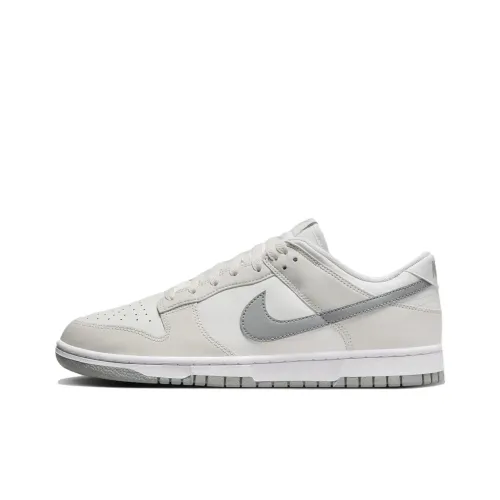Nike Dunk Low Топ Скейтборд Кроссовки Мужские Бежево-Серые