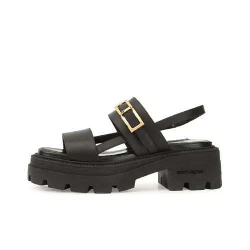 SERGIO ROSSI One Ремень Сандалии 2,5 см Женские Черные