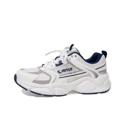 Feiyue Беговые кроссовки Low Top Белый/Темно-синий Женские