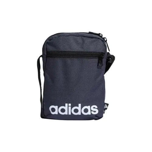 Adidas Essential Переработанный материал Полиэстер Ткань в рубчик Сумка через плечо Сумка для хранения Стандартный