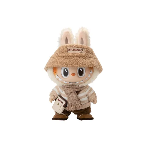 POP MART THE MONSTERS LABUBU DRESS BE LATTE Виниловая Плюшевая Кукла 38см