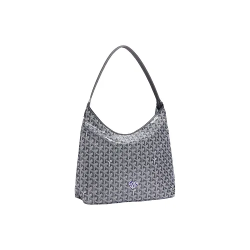 GOYARD Bohème Hobo Холст с кожей Сумка на плечо Комбинированная сумка Сумка через плечо Женская