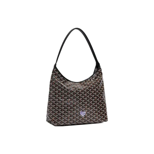 GOYARD Bohème Hobo Холст с кожей Сумка на плечо Комбинированная сумка Сумка через плечо Женская