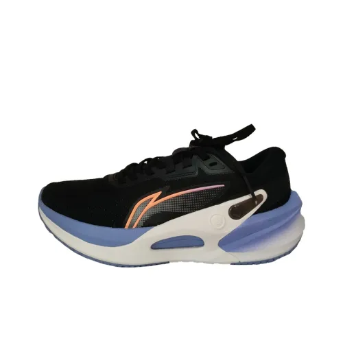 LiNing Furious Rider 7,0 V2 Противоскользящие Устойчивые к истиранию Низкий Топ Беговые кроссовки Мужские Черные