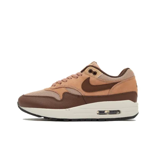 Nike Air Max 1 'Cacao Wow' Амортизация Износостойкий Низкий Топ Повседневная Обувь Унисекс Коричневый Бежевый