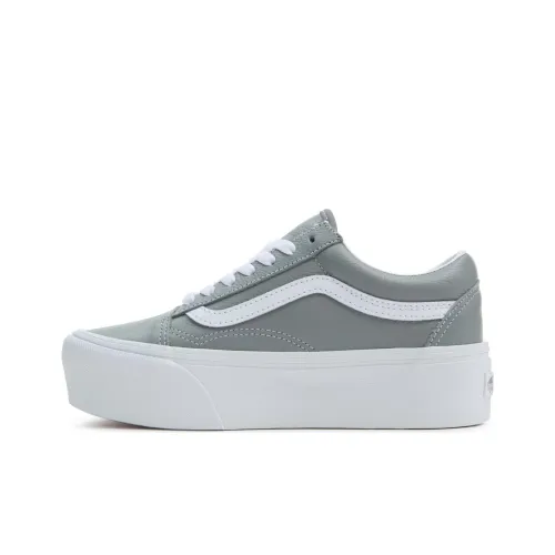 Vans Old Skool Collection Низкие Кроссовки для Скейтбординга Унисекс Серые