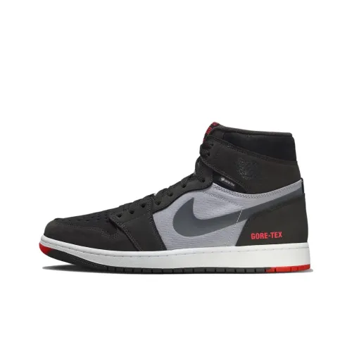 Jordan Air Jordan 1 Винтажные баскетбольные кроссовки High Top Черный Серый Белый Мужской
