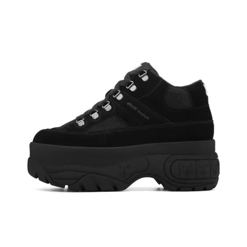 Naked Wolfe Slash Slip-resistant Low Top Casual Shoes Women's Black Накед Вулф Слейс Противоскользящие Низкие Топы Повседневная Обувь Женская Черная