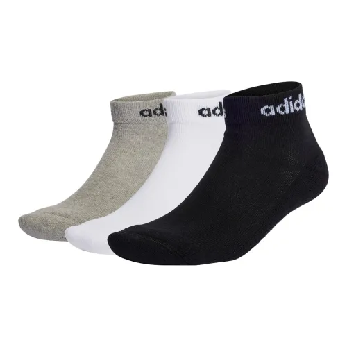 Adidas 3 пары Носки Средний вересковый серый + Белый + Черный Унисекс