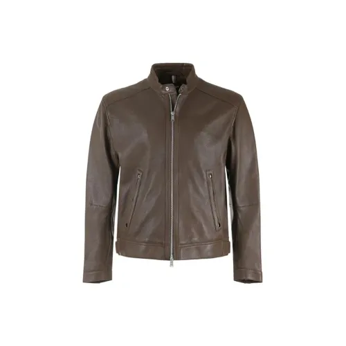 Hugo Boss FW23 Кожа Куртка Мужская