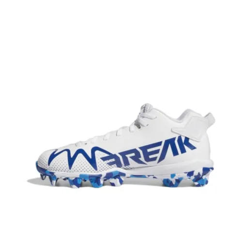 Adidas Freak MG MULTI Ground Амортизация Износостойкие футбольные бутсы для мужчин белый и синий цвет