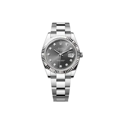 ROLEX Автоматический Механический Механизм Мужские Часы Log Series 41 мм Серые