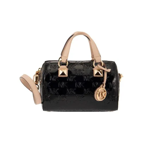 MICHAEL KORS Grayson Искусственная кожа Сумка через плечо Маленькая Женская Черная