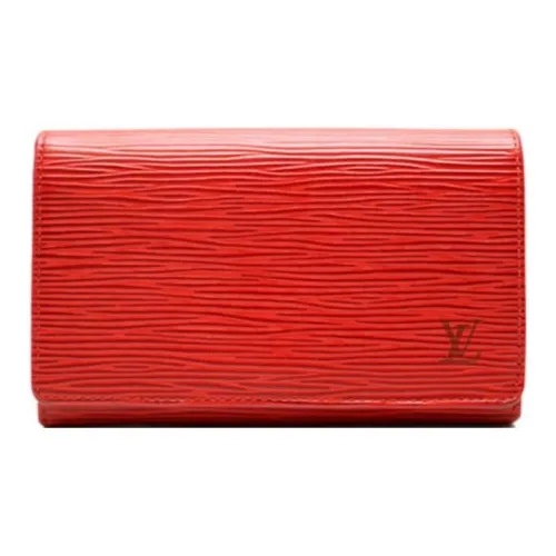 LOUIS VUITTON EPI Кожа Кошелек Стандартный Женский Красный