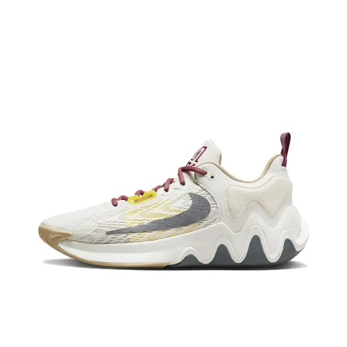 Nike Giannis Immortality 2 EP Low Топ Баскетбольные кроссовки Унисекс Бежево-серый Азиатская версия