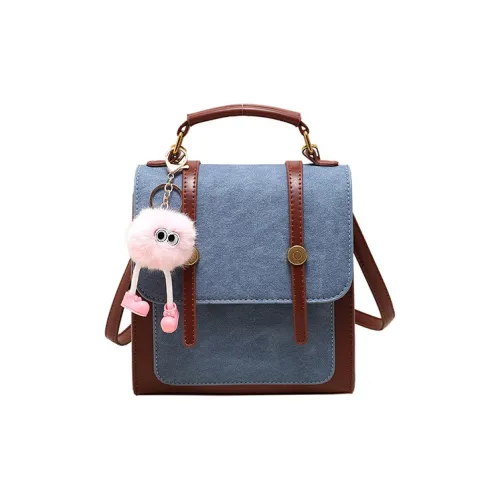 JANE KLAIN Синтетическая кожа Почтовая сумка Ручная сумка Рюкзак Стандартный Женский Синий Белый