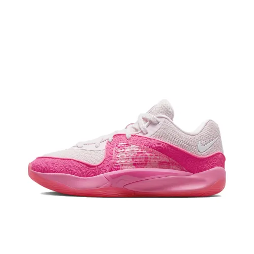 Nike KD 16 NRG EP 'Aunt Pearl' Низкие Баскетбольные Кроссовки Унисекс Розовые Белые Азиатская Версия