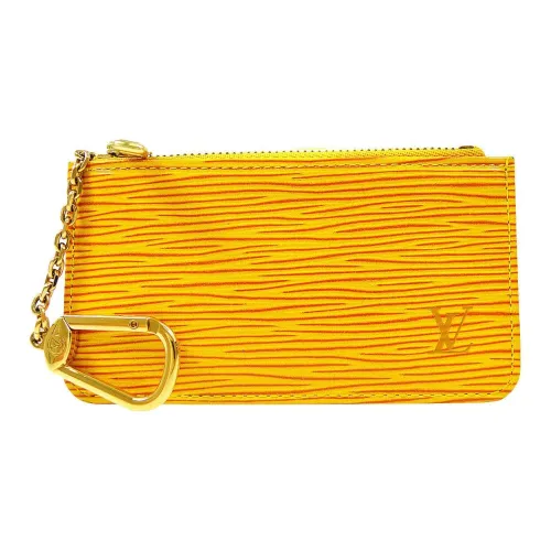 LOUIS VUITTON Кошелек из кожи EPI клатч кошелек для монет женский желтый