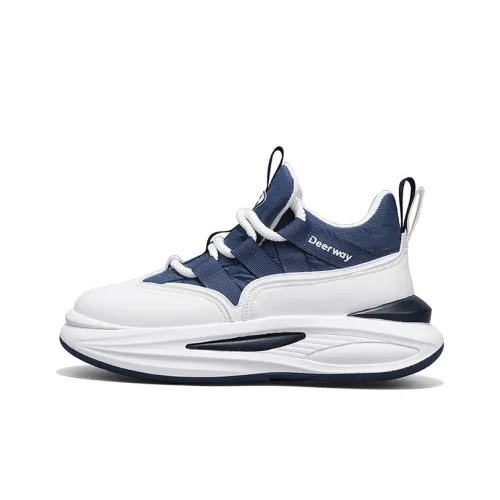 DEERWAY Casual MID Топ Белый Темно-Синий Мужской