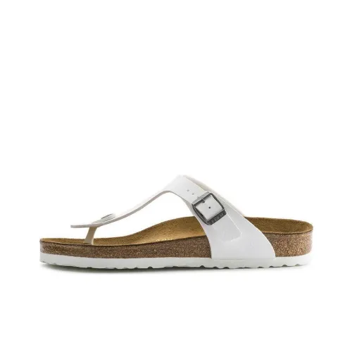 Birkenstock Gizeh Шлепанцы Белый Унисекс