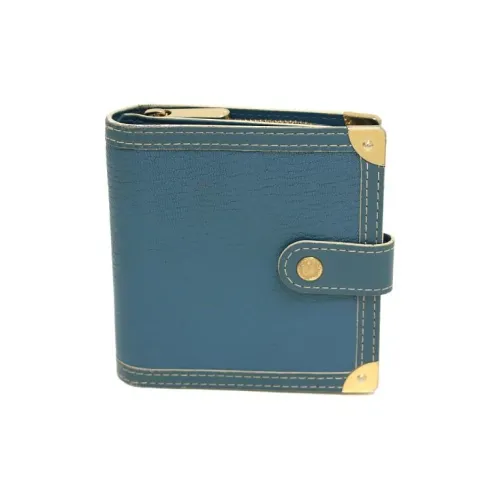 LOUIS VUITTON Кожа Кошелек Унисекс Синий