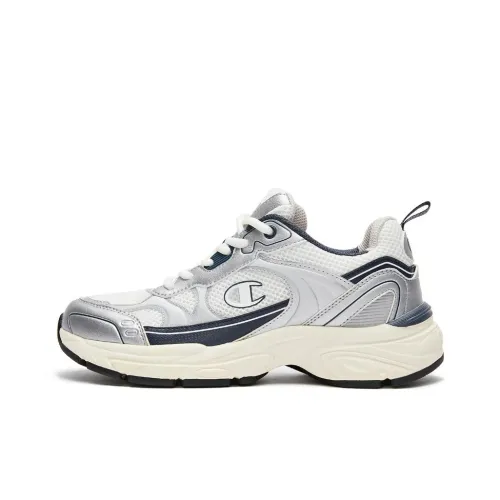Champion Беговые кроссовки Low Top Темно-серебристые Женские